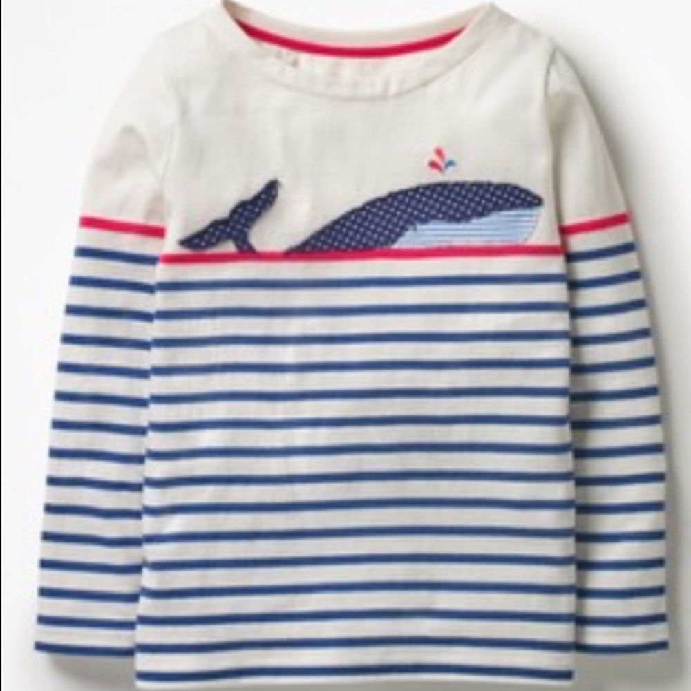 SOLD Mini Boden Starboard Whale Jolly Fun 2-3y
